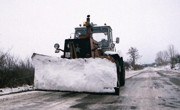 пътища зима