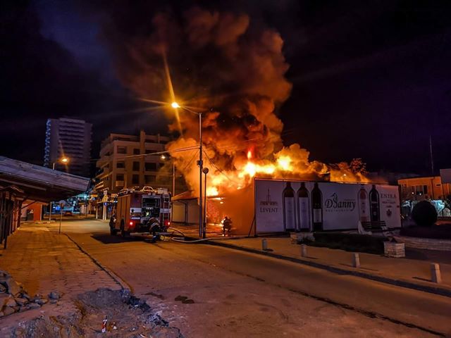 пожар магазини