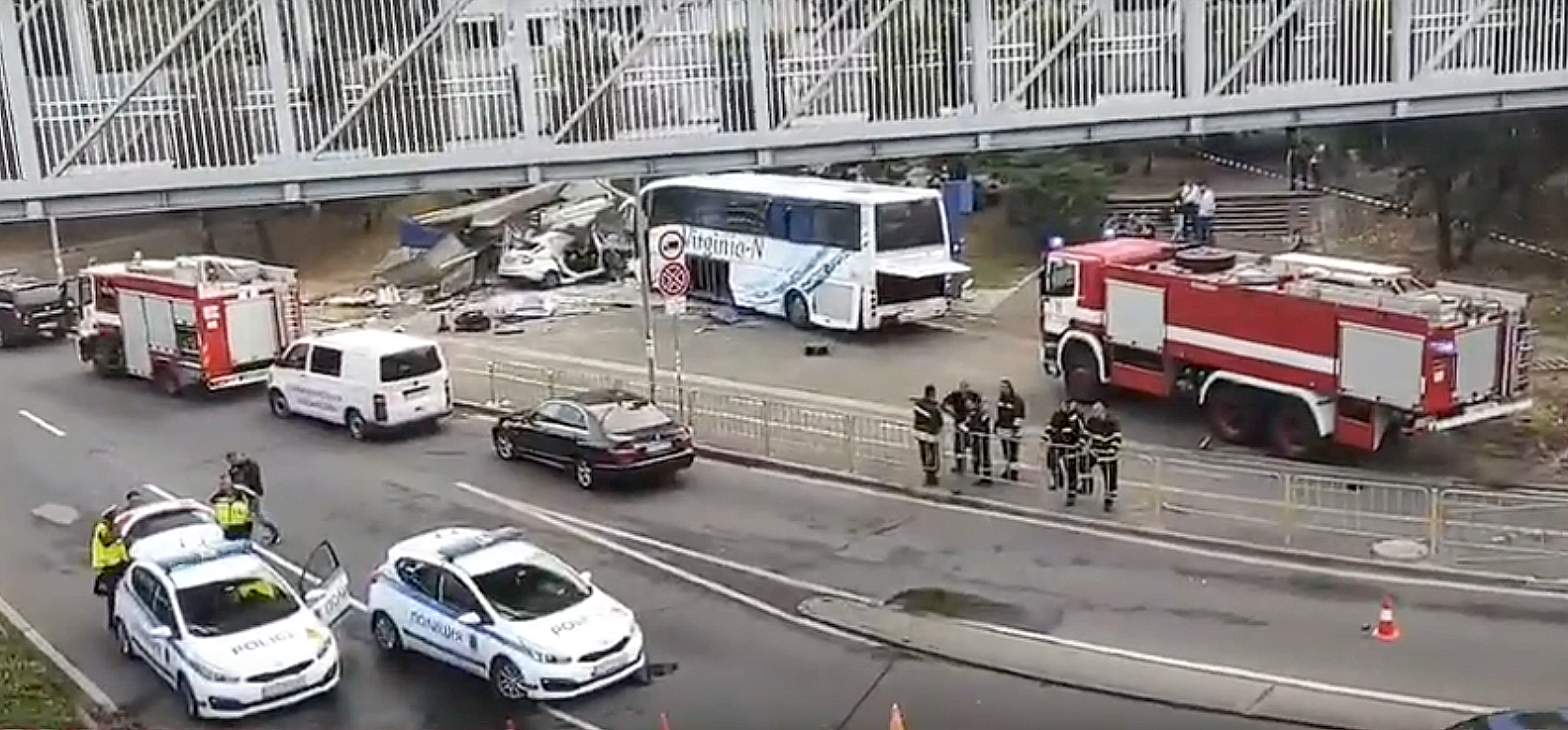 Автобус с мигранти катастрофа Бургас