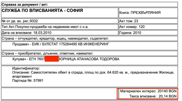 Зам-шеф на КПКОНПИ също не е декларирал пълната цена на апартамент и тераса от 244 кв.м.