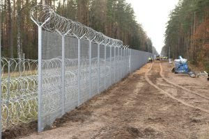 гранична ограда граница литва беларус
